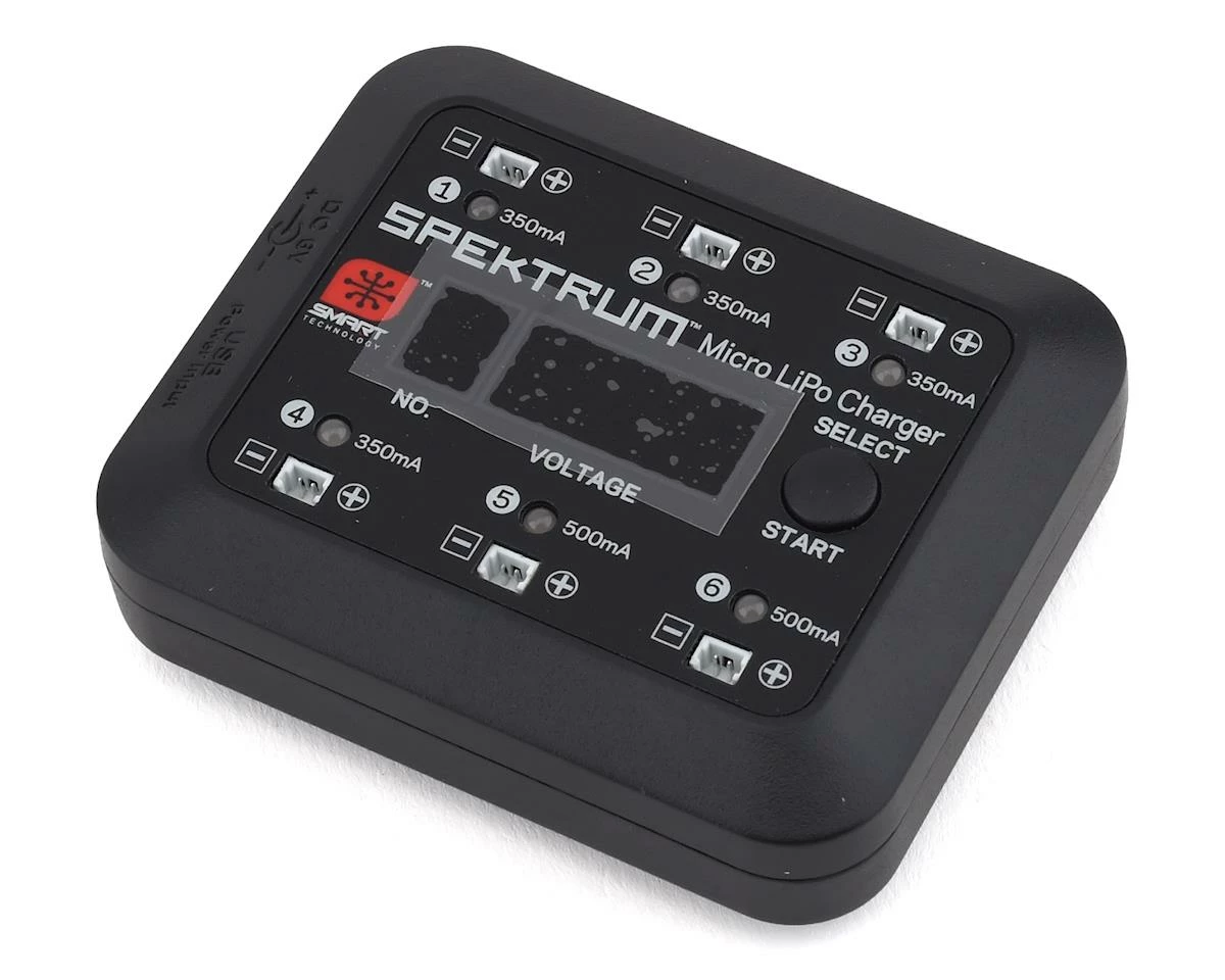 Budget 🎁 Spektrum RC S63 DC/USB 1S LiPo Smart Charger ✔️