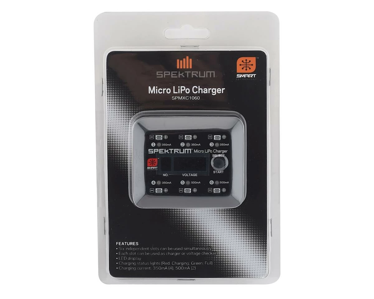 Budget 🎁 Spektrum RC S63 DC/USB 1S LiPo Smart Charger ✔️ - Image 3