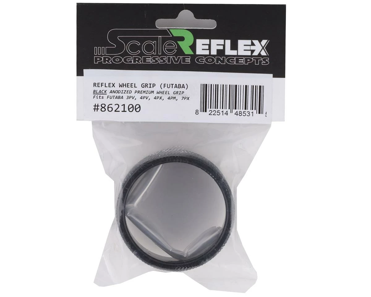 Best deal 💯 Scale Reflex Aluminum Futaba Wheel Grip (Black) 😍 - Image 2