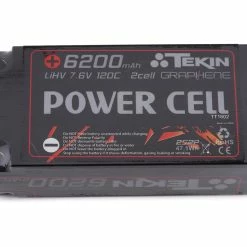 Buy 🔔 Tekin Power Cell 2S Hard Case Shorty 120C Graphene LiPo Battery (7.6V/6200mAh) w/5mm Bullets 👍