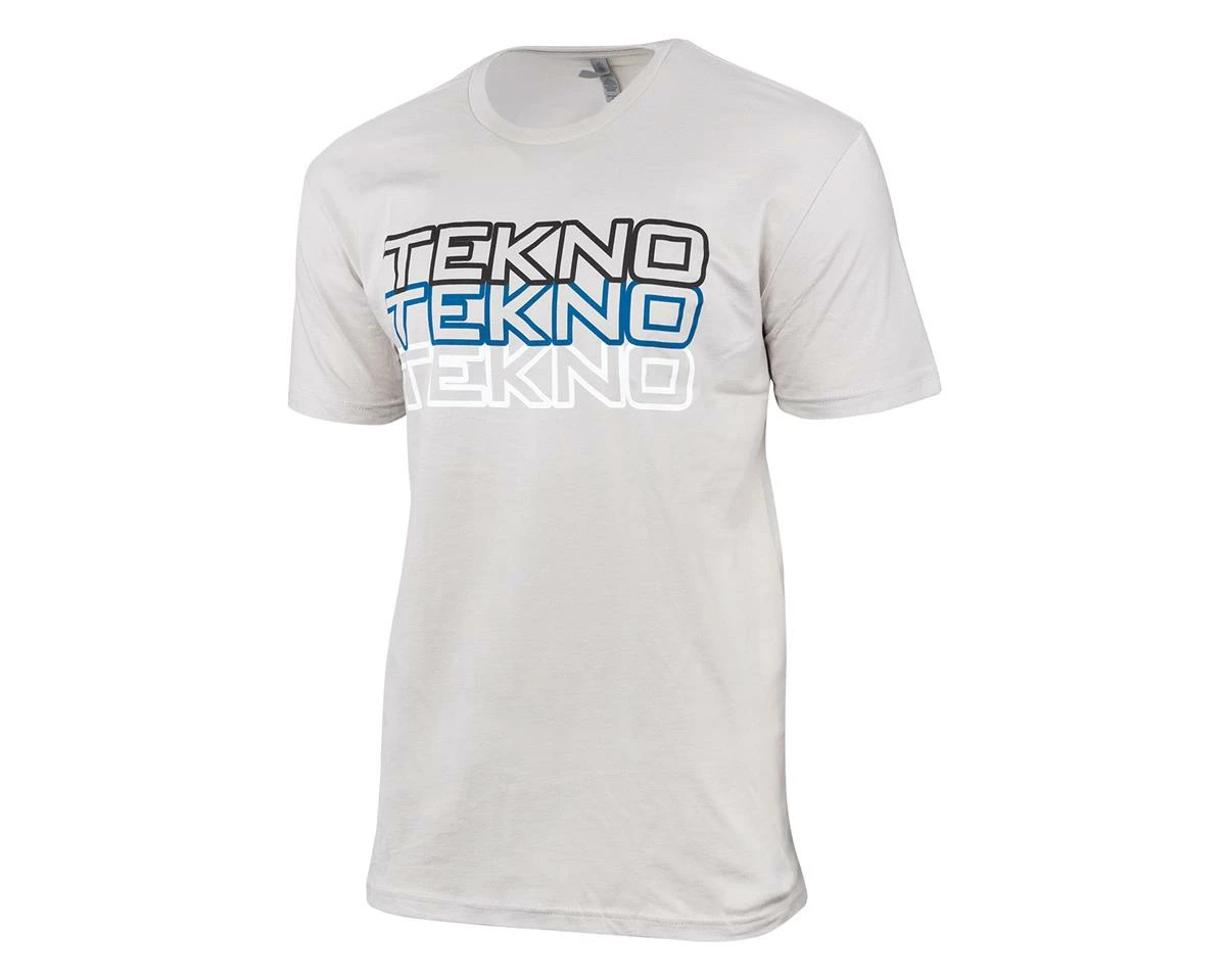 Flash Sale ❤️ Tekno RC Stacked Logo T-Shirt (Light Grey) (M) 👏
