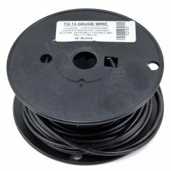 Budget ⌛ TQ Wire 13awg Silicone Wire (Black) (50') 👍