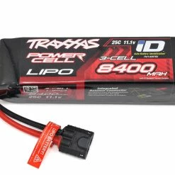 Promo ⭐ Traxxas 3S "Power Cell" 25C LiPo Battery w/iD Traxxas Connector (11.1V/8400mAh) 🔔