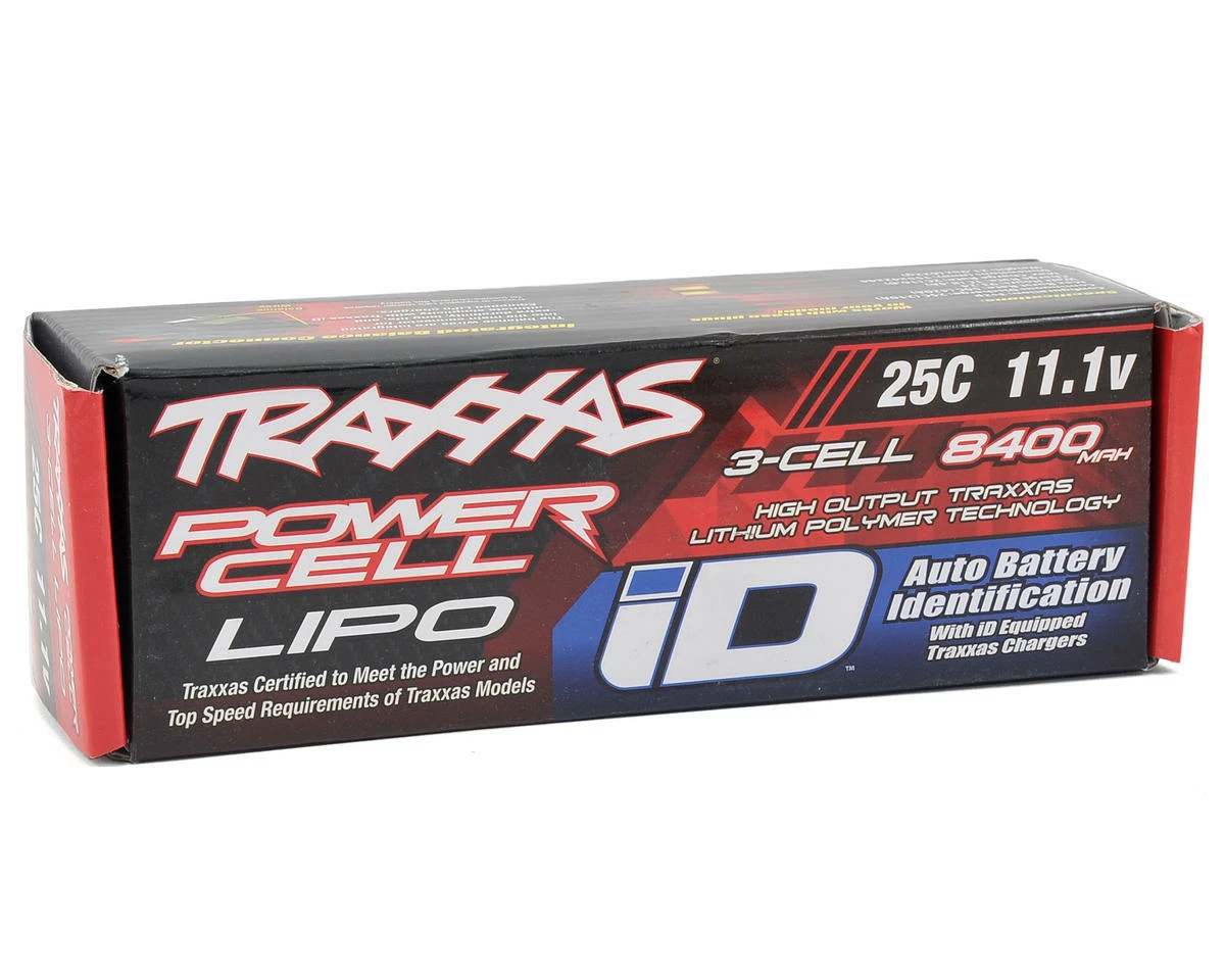 Promo ⭐ Traxxas 3S "Power Cell" 25C LiPo Battery w/iD Traxxas Connector (11.1V/8400mAh) 🔔 - Image 2