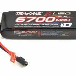 New ✨ Traxxas 4S "Power Cell" 25C LiPo Battery w/iD Traxxas Connector (14.8V/6700mAh) 🤩