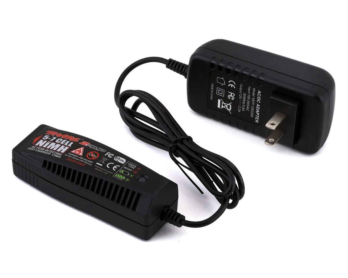 Buy 👏 Traxxas 7-Cell NiMH Battery/Charger Completer Pack w/One Power Cell 3000mAh 8.4V Flat Battery ❤️