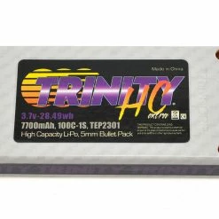 Cheapest 😉 Trinity Hi-Capacity 1S 100C Hardcase LiPo Battery (3.7V/7700mAh) 5mm Bullets 🔥
