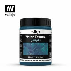 Cheap 😍 Vallejo Paints Mediterranean Blue Water 200Ml ✨
