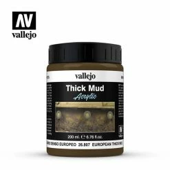 Best Sale 🤩 Vallejo Paints European Thick Mud 200Ml 🌟