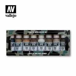 Coupon 🛒 Vallejo Paints Panzer Aces No.2 Paint Set 17Ml 🎁