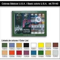Best deal 👏 Vallejo Paints Basic Usa Colors Paint Set 17Ml 😀