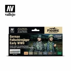 Cheap 🌟 Vallejo Paints 17Ml Fallschirmjager Model Color Set 🤩