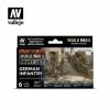 Best Sale ❤️ Vallejo Paints Wwii German Infantry Paint Set 7/19 🔥