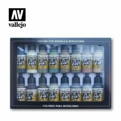 Discount 💯 Vallejo Paints Wwii Allied Set Model Air 17Mil ✔️