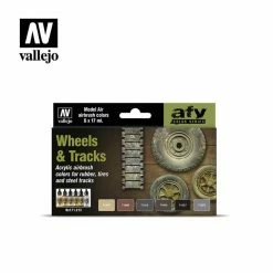 Budget ๐ฅ Vallejo Paints 17Ml Wheels N Tracks Air Paint Set 6 ๐