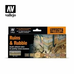 Best Pirce 😀 Vallejo Paints Ruins N Rubble Paint Colors 11/18 🎁