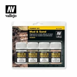 Brand new ❤️ Vallejo Paints Mud N Sand Pigment Set 4 X 35Ml. ✔️