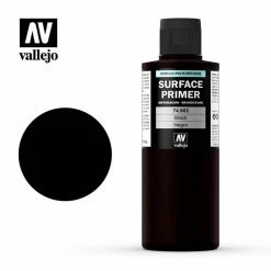 Cheap 🔔 Vallejo Paints Black Primer Acry-Poly 200Ml ⭐