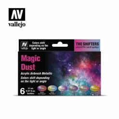 Cheapest 🎉 Vallejo Paints Ec Colorshift Set Magic Dust Paint 1/20 🛒