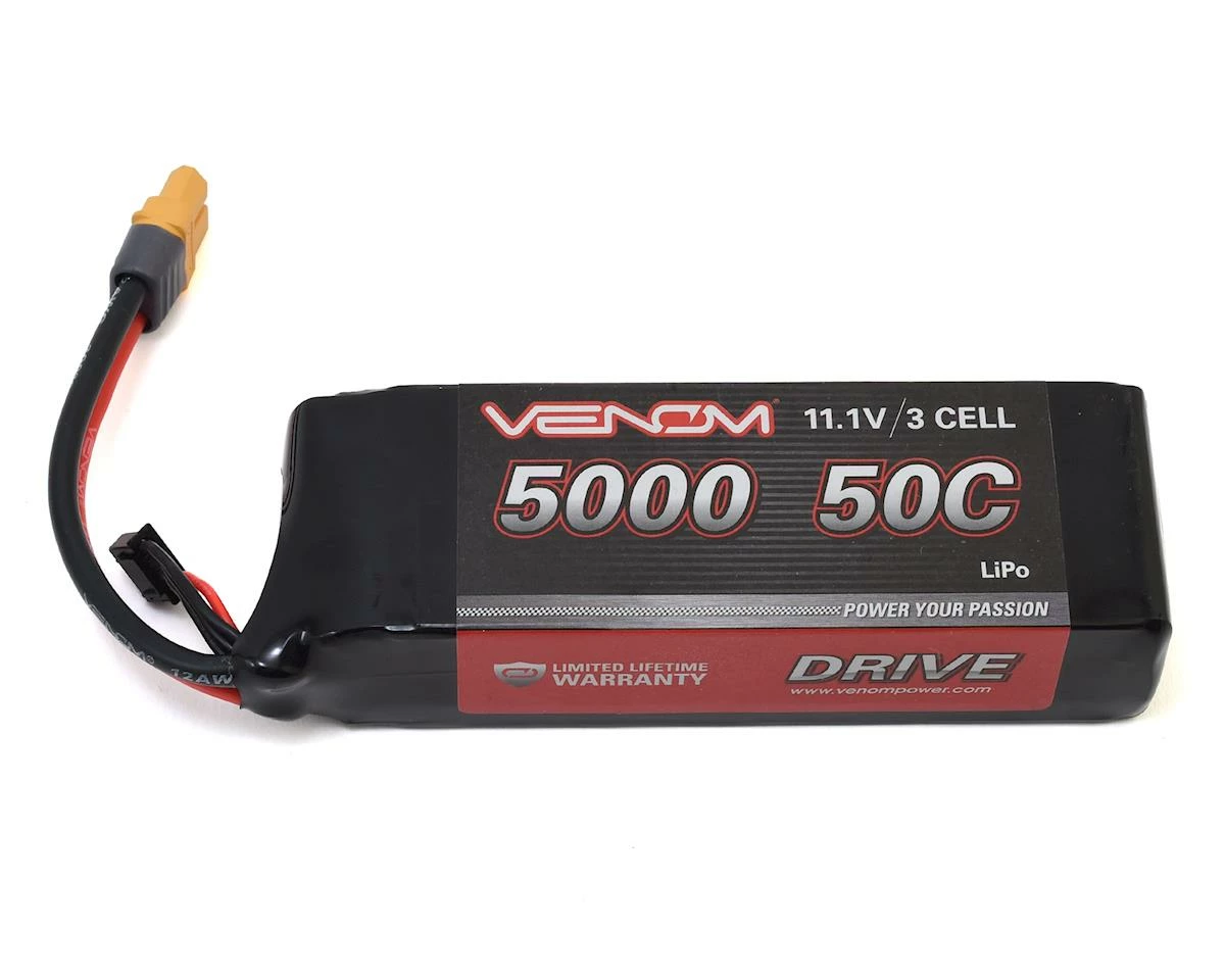 Coupon ๐ Venom Power 3S 50C LiPo Battery w/UNI 2.0 Connector (11.1V/5000mAh) ๐ฅ