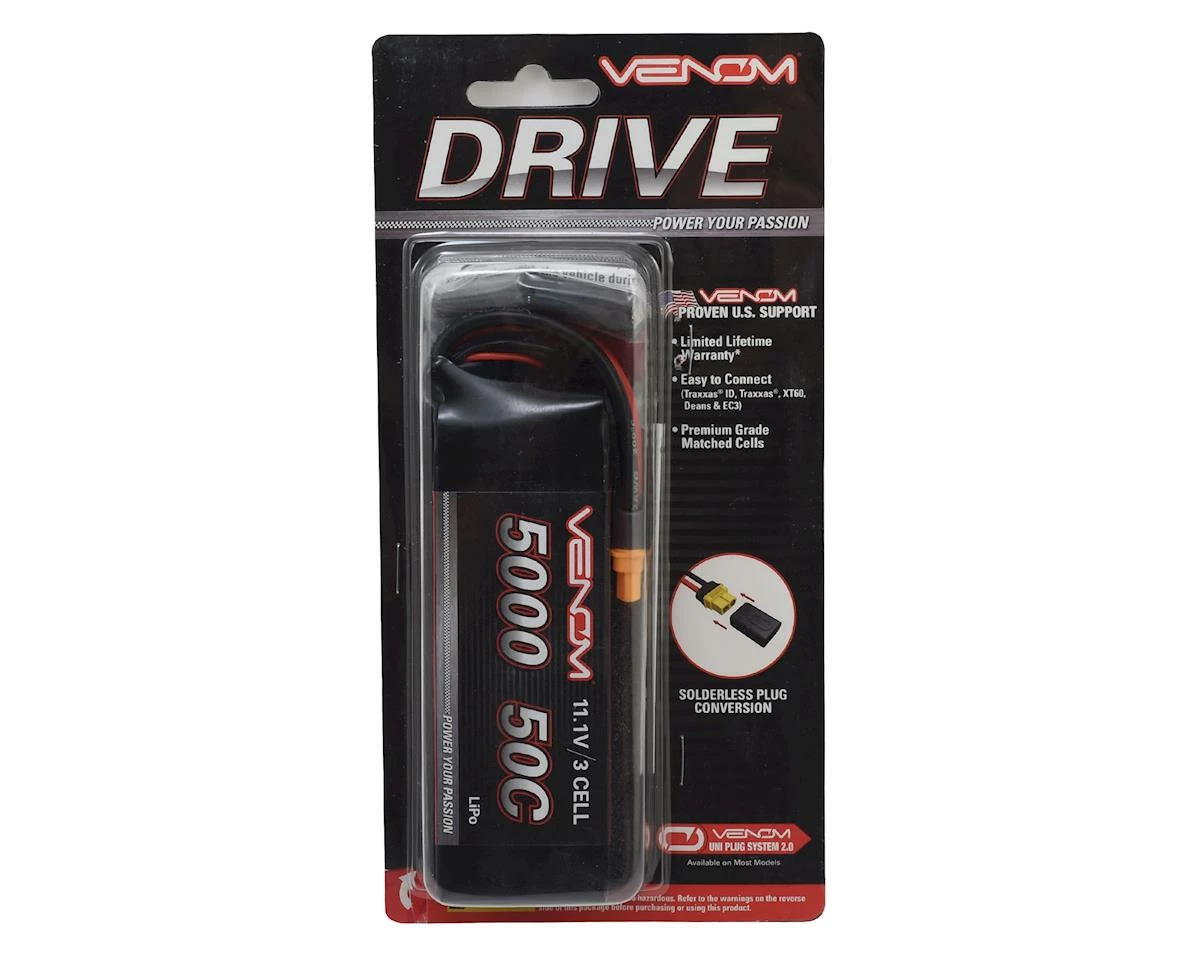 Coupon ๐ Venom Power 3S 50C LiPo Battery w/UNI 2.0 Connector (11.1V/5000mAh) ๐ฅ - Image 3