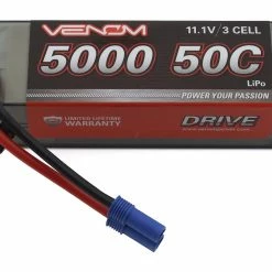Promo 🔔 Venom Power Drive 3S 50C LiPo Hard Case Battery w/EC5 Connector (11.1V/5000mAh) 🔔