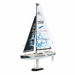 Buy ✨ PlaySTEAM Voyager 400 Sailboat w/2.4GHz Transmitter (Blue) 👏