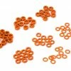 Discount 💯 Yeah Racing 3x0.25/0.5/1.5/2/2.5/3mm Flat Washer Set (Orange) (70) 🥰