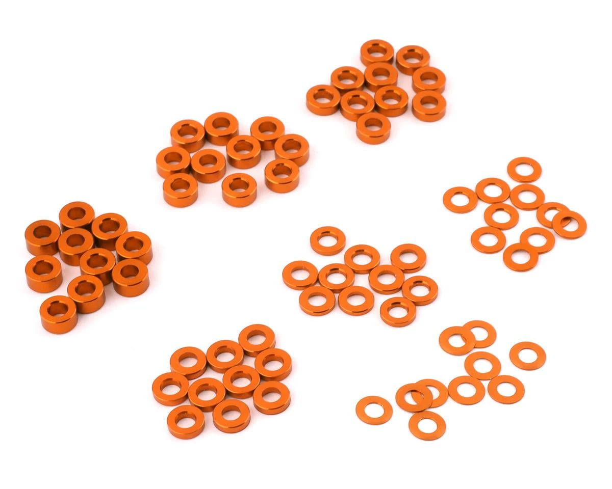 Discount ๐ฏ Yeah Racing 3x0.25/0.5/1.5/2/2.5/3mm Flat Washer Set (Orange) (70) ๐ฅฐ