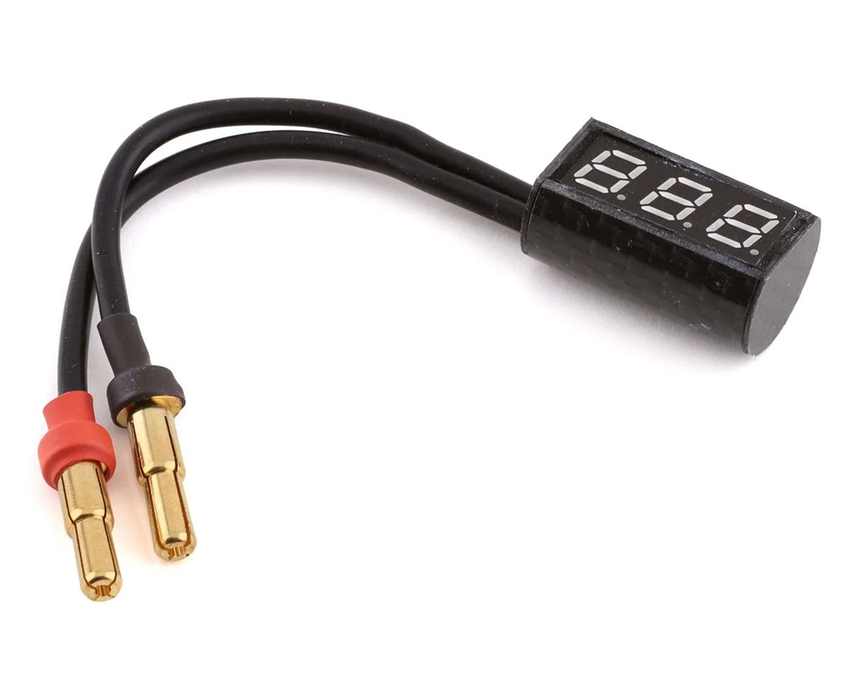 Cheap 🥰 Yeah Racing Carbon Battery Voltage Checker (1S - 5S) ⭐